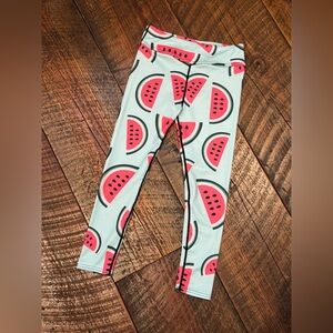 Girls Watermelon Leggings - Size XL - (12-14)